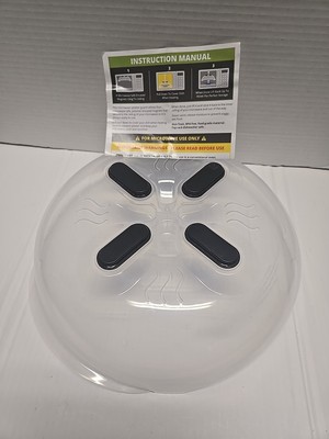 Hover Cover Magnetic Anti-Splatter Clear Microwave Cover 
