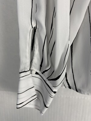 Chemisier Worthington Noir Et Blanc Motif Argyle - Taille L - Manches Courtes - Femme