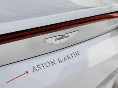 Aston Martin DB11 Vantage Script Rear  Emblem Chrome Sliver JY53-001B40-AA 1PCS