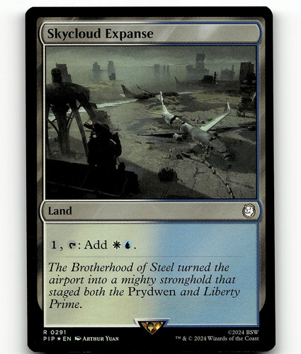 マジック：ザ・ギャザリング MTG foil Skycloud Expanse Skycloud Expanse (Extended Art) (Surge Foil) - Foil NM MTG
