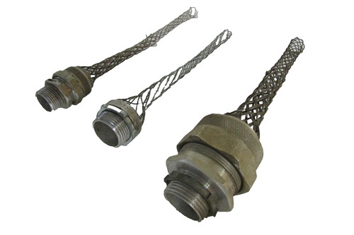 Kellems-Hubbell Electrical Cable Strain Support Relief Grip w/Connectors Qty. 3