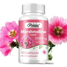 Marshmallow Root -Respiratory Health, Stomach Ulcers Support, Acid Reflux Relief