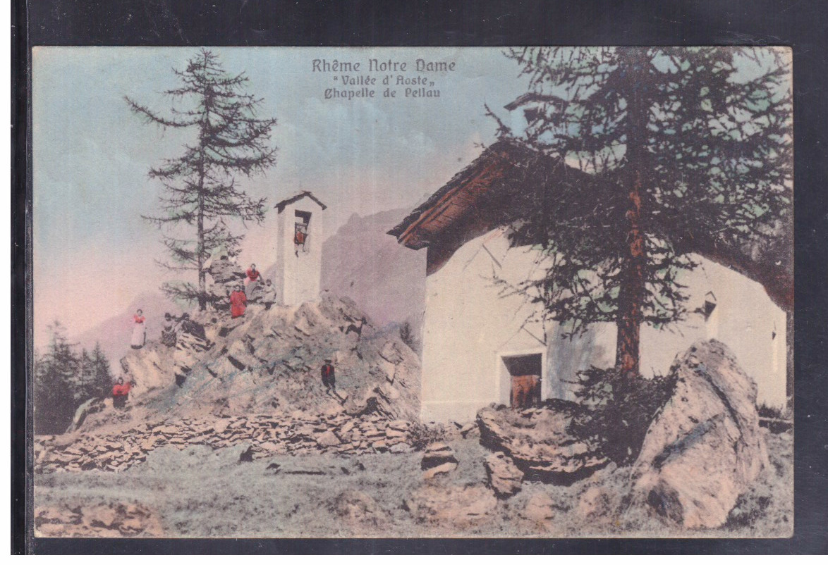 AK Rreme Notre Dame Chapelle de Pellau ANIMIERT B384