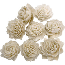 5176 Sola Shred Lotus - Handmade Wood Bird Foot Toy