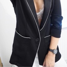 River Island Black Satin Jacket