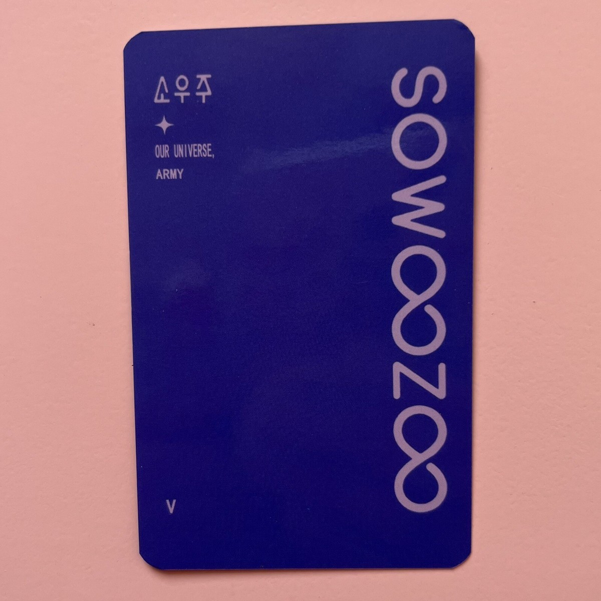 Unofficial BTS Taehyung Sowoozoo 2021 blu ray photocard. V