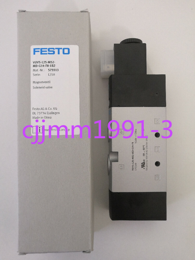 Medium Pressure Air Festo VUVS L2 M2 AD G14 F8 Solenoid Valve at ₹ 10860/piece in Rajkot