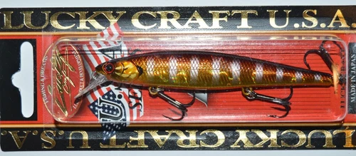 lucky craft slender pointer 97mr 3 7/8" suspending jerkbait maguma heat up gill