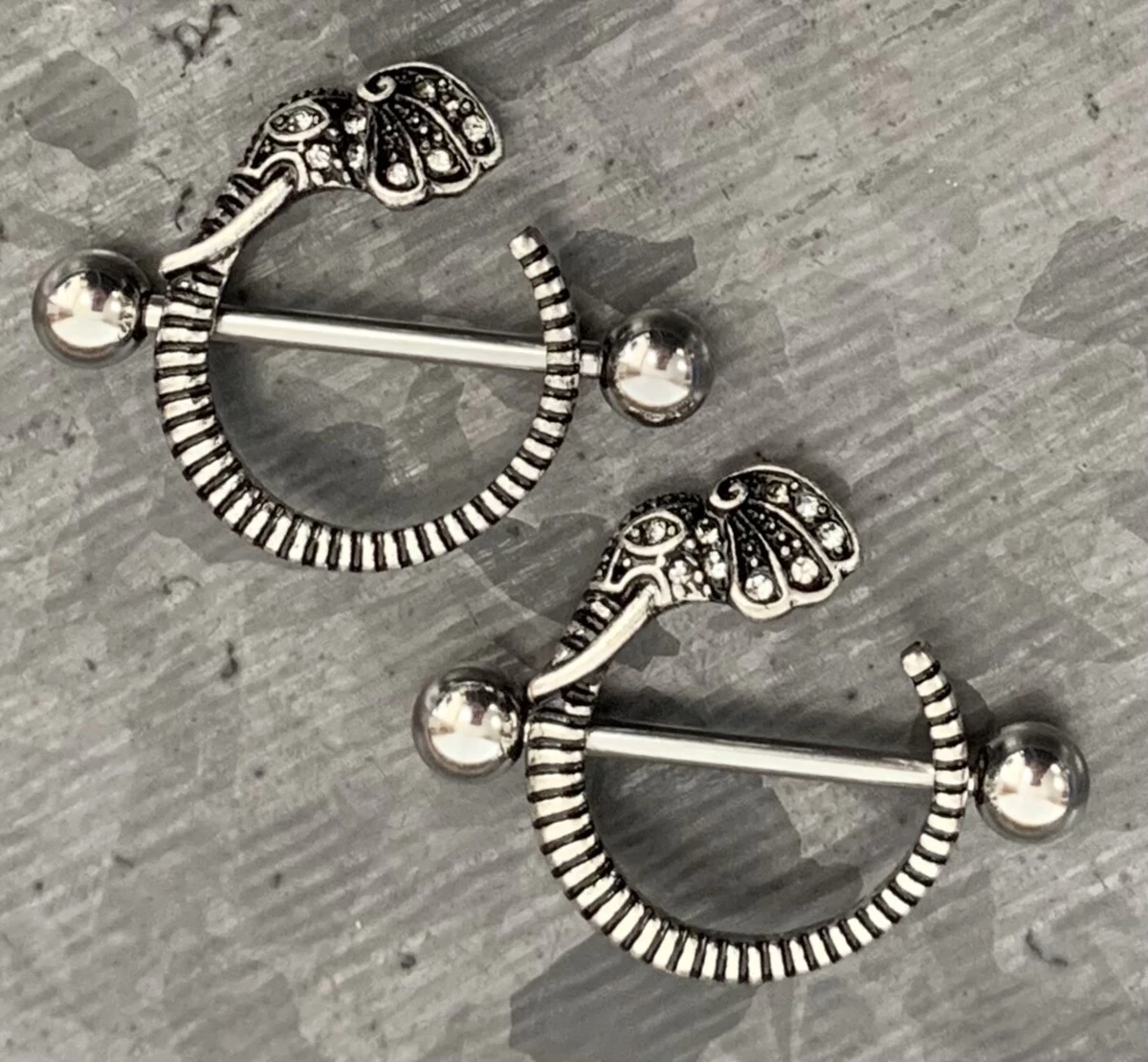 Elephant nipple sale rings