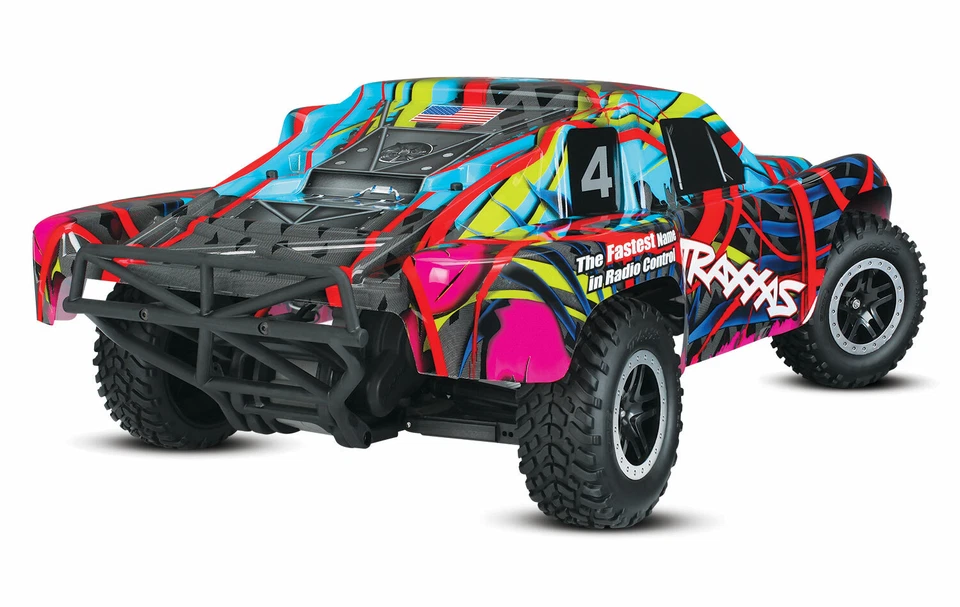 TRAXXAS SLASH Hawaiian 2WD Automodello Elettrico Brushed 58034-1 Short Course Tr - Immagine 4 di 4