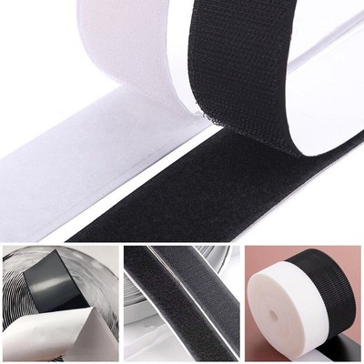 Klettband selbstklebend extra Stark Set Hakenband + Flauschband Klettverschluss