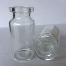 360 x 20mm (23mm x 46mm) 10ml CLEAR VIALS, CAPS & STOPPERS INC FREE DEL