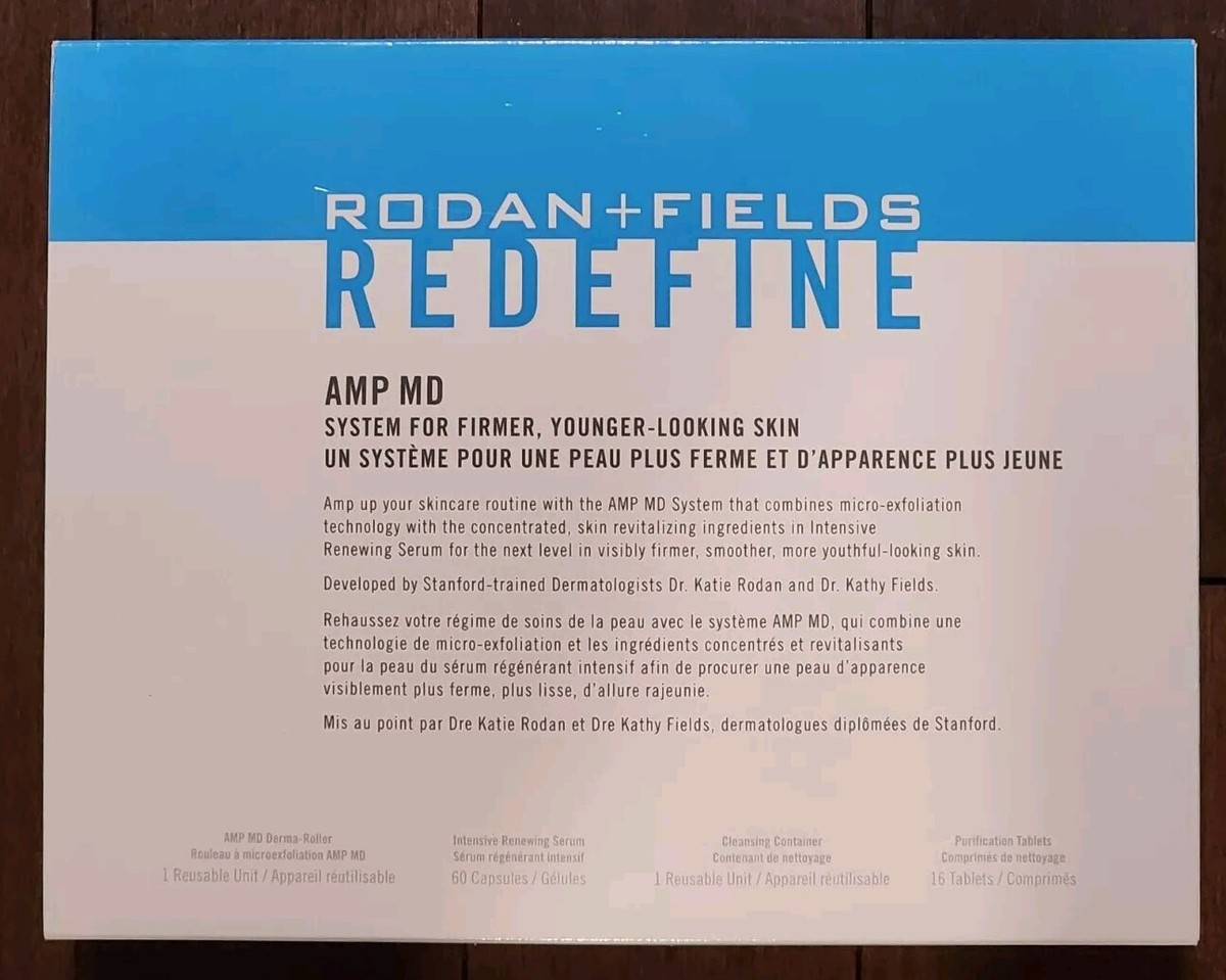 Rodan + Fields Redefine AMP MD System Anti-Aging Brand New in Box