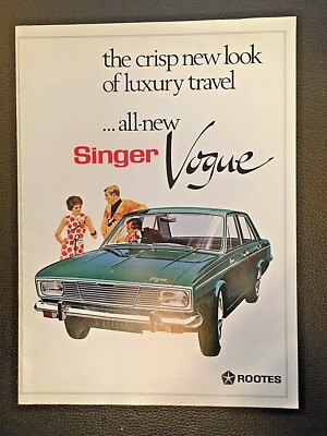 Original Prospekt für Singer Vogue 1966