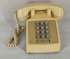 Vintage Bell System Western Electric Telephone Phone Push Button UNTESTED