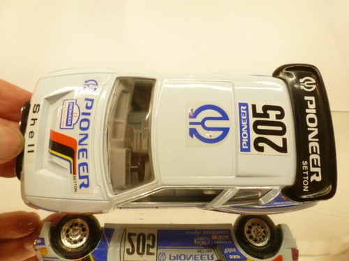 MIRA 1027 PEUGEOT 205 TURBO 16 - PIONEER - PALE BLUE 1:25 - GOOD CONDITION - 417 - Imagen 5 de 8