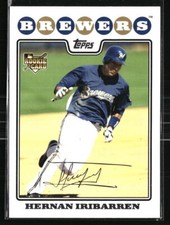 Hernan Iribarren 2008 Topps Updates & Highlights #UH327 RC Baseball Card