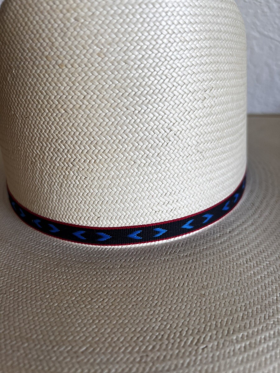 VINTAGE 90'S LARRY MAHAN MILANO RIDGETOP COWBOY HAT SIZE 1/4