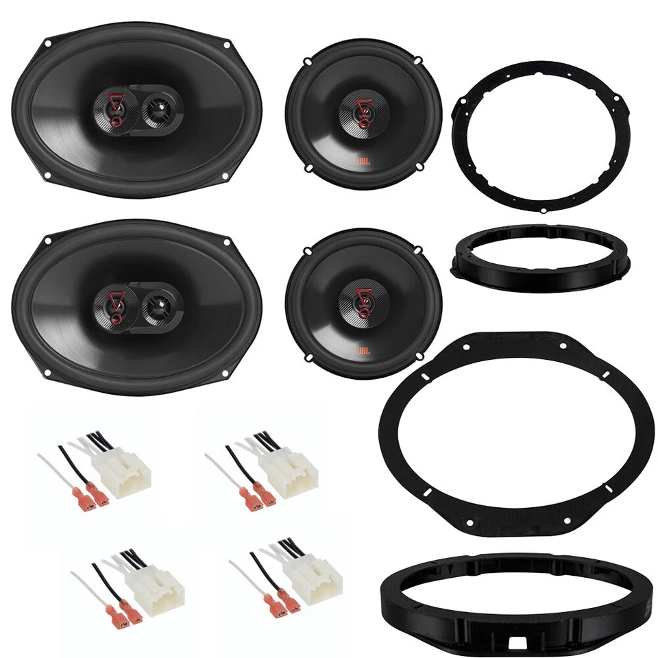 JBL Stage3 Front & Rear Door Car Speakers w/install kit for 2015-2023Ford F-150 - Image 2 of 4