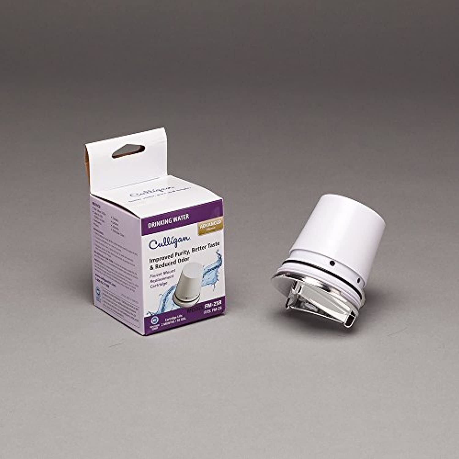 Culligan FM-25R Faucet-Mount Replacement Water Filter Cartridge, 200 Gallon,