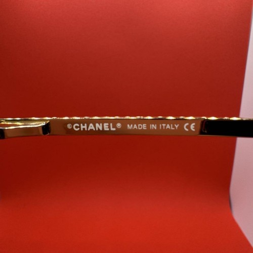 CHANEL 4104-B c.125/13 Sunglasses Brown Gradient Logo Frame Women’s Used Japan - Picture 7 of 12