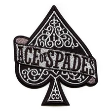 Motorhead Patch Fancy Ace of Spades Embroidered Iron