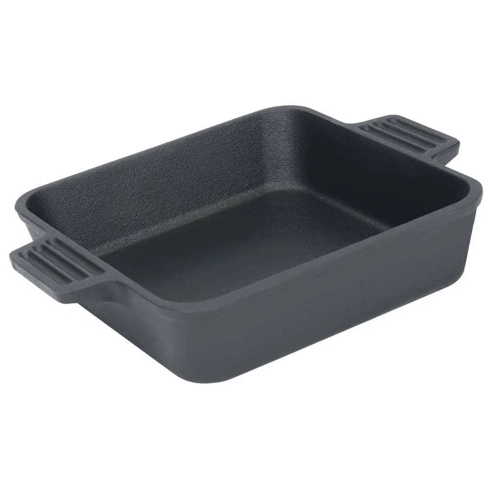 Bayou Classic Bakeware Rectangular Cast Iron Cake Pan Casserole Dish 14" Durable