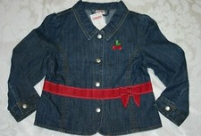 Gymboree CHERRY PIE Denim Blue Blazer Jacket NWT 6