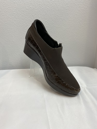 Donald J Pliner donna Sana marrone scuro zeppa stivaletti pantaloni casual taglia 5,5 M - Foto 4 di 11