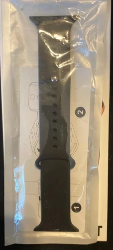 NEXT - Sportarmband Uhrenarmband für Apple Watch® 42mm und 44mm - Schwarz - Bild 6 von 6