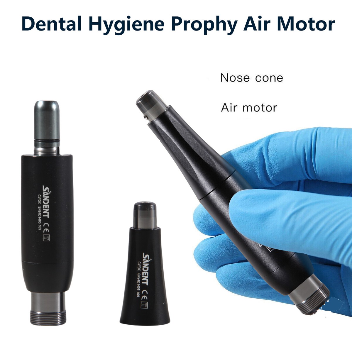 SANDENT Dental 360° Swivel Hygiene Prophy Handpiece Air
