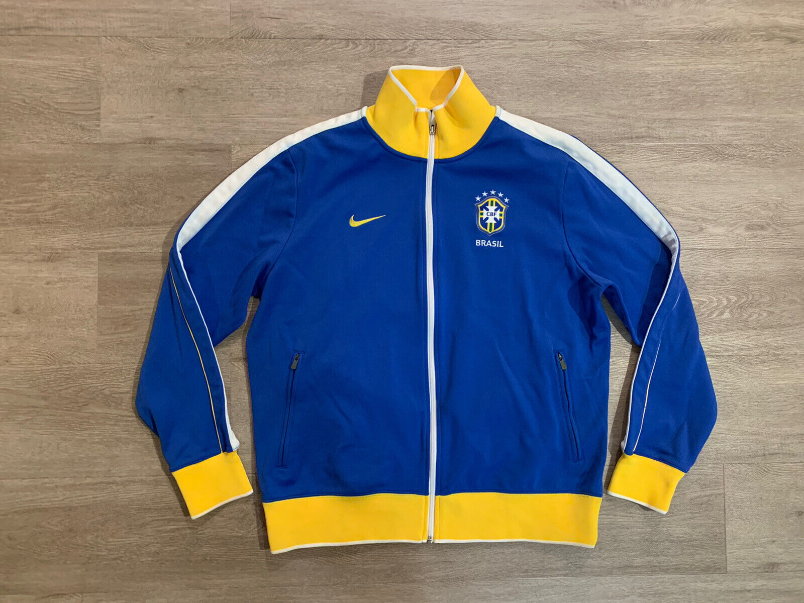  Nike Brasil Authentic N98 Track Chaqueta (azul) 2016