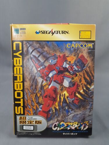 SEGA SATURN Cyberbots Full Metal Madness edición súper limitada japonés en caja - Imagen 2 de 12