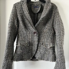 Trussardi Jeans Women's Blazer/jacket Size 42 - Made In Italy, Fully Lined