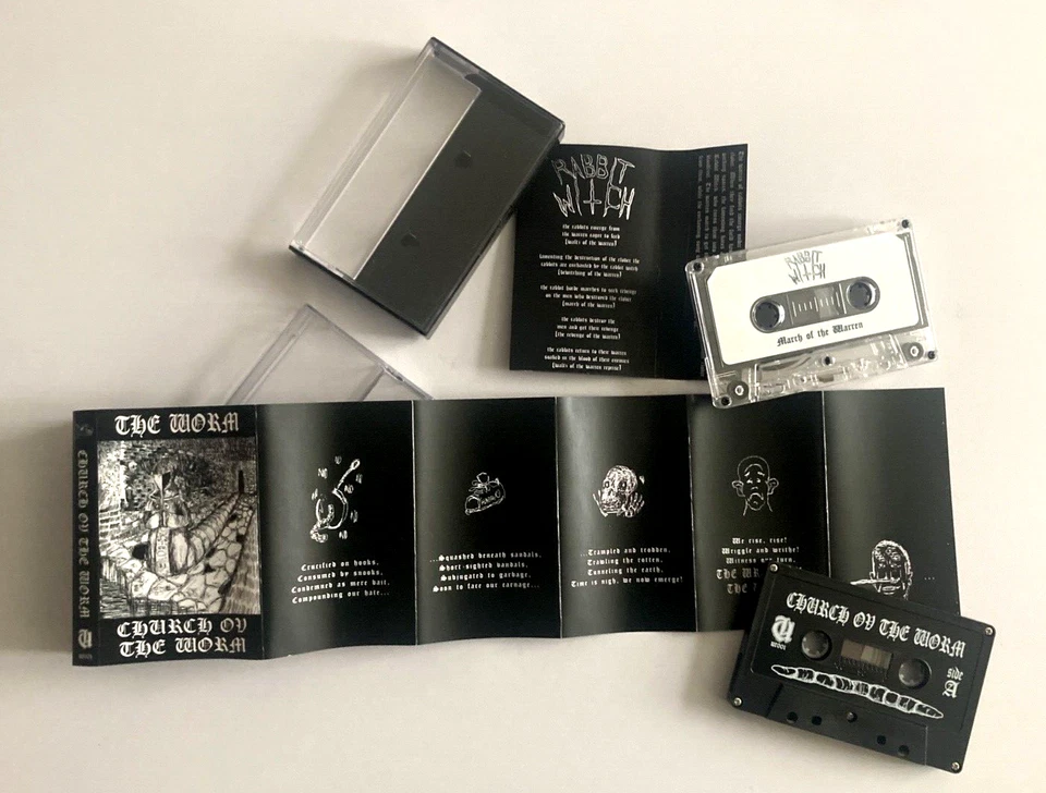 Dungeon Synth Tapes Lot X 2 Rabbit Witch & The Worm Uncomfy Synth Mint - Image 2 of 4