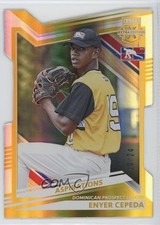 2022 Panini Elite Extra Edition Aspirations Gold Die-Cut 10/24 Enyer Cepeda 0bg8