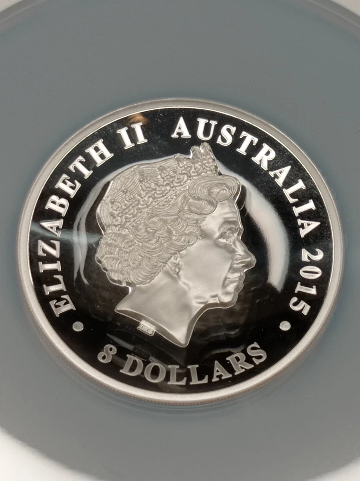 Perth Mint 25th Anniversary 2015 Kookaburra 5oz High Relief 999 Silver Proofcoin - Image 2 of 4