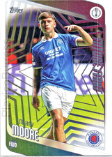 Mikey Moore 2025-26 Topps UEFA UCC Future Stars #56 Rookie RC Rangers