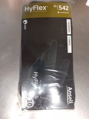 12 Paar Ansell HyFlex  11/542 CUT PROTECTION Größe 9 Arbeitshandschuh