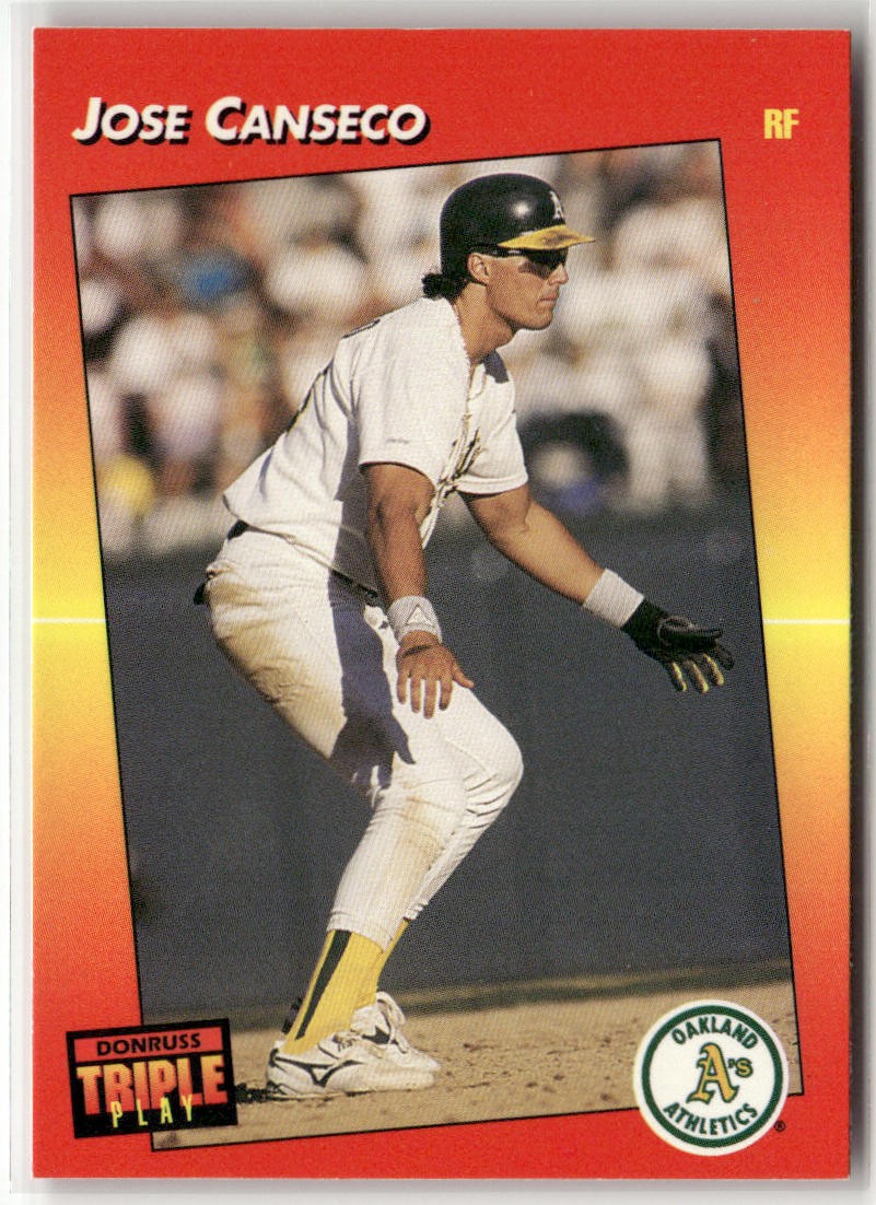 1992 TRIPLE PLAY #214 JOSE CANSECO OAKLAND ATHLETICS
