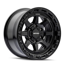 17x8.5 Mayhem 8306 Ridgeline 6x5.5/6x139.7 -6 Satin Black Wheels Rims Set(4) 106
