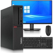 Lenovo M720 Desktop i7-9700 12MB Intel Smart Cache 8GB RAM 256GB SSD 24in
