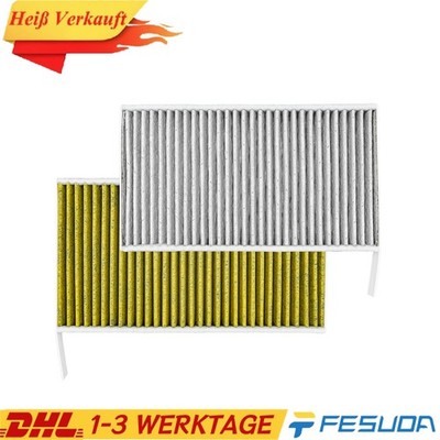 2Stück Innenraumfilter E6966LB-2 Für TESLA MODEL 3 (5YJ3)EV Für MODEL Y (5YJY)EV