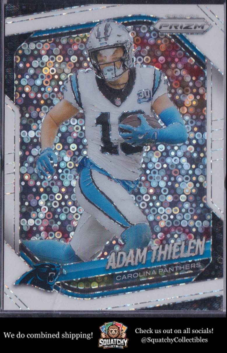 2025 Panini Prizm #189 Adam Thielen White Disco