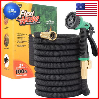 Flexi Hose Flexi Expandable Garden 8 Function - Garden Water