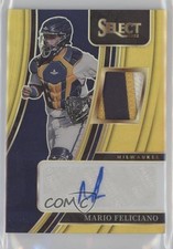 2022 Select Signature Materials Gold Prizm 10/10 Mario Feliciano Auto 10vb