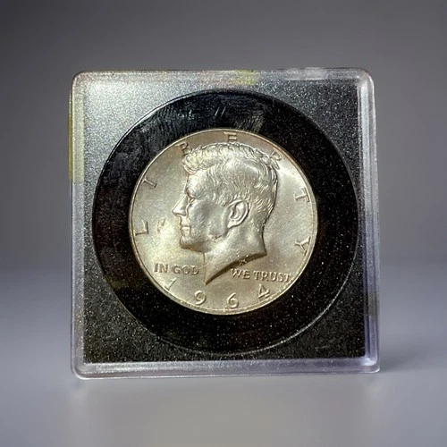 LOT OF 4 / 1964 Kennedy Half Dollars 90% Silver AU