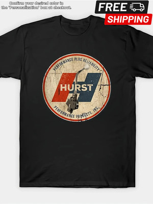 Hurst Performance T-Shirt for Men and Boys - Premium Cotton, Casual Crew Neck