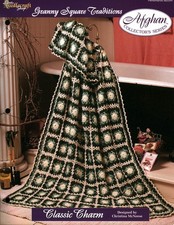 Classic Charm - Granny Square Trad  Needlecraft Shop Afghan Series 982044