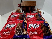 4 Bags Of Kit Kat  Kounts Chocolate Wafers 9.44 Oz Each No Shipping Exp 06/26